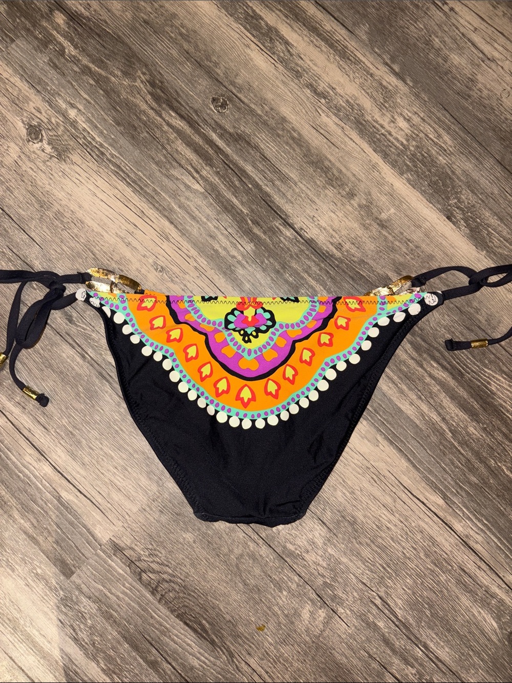 Trina Turk Nuevo Sol Sz 2 Side-Tie Hips bottoms - Picture 5 of 8